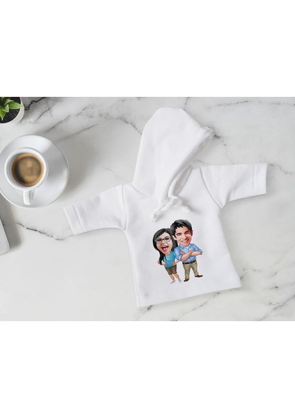 Kişiye Özel Sevgililer Karikatürlü Mini Beyaz Içki Şişesi Tişörtü , Ev Bar Dekoru, Viski, Şarap, Votka, Rakı Şişesi Tişörtü, Ev Barı-37 fırsatları