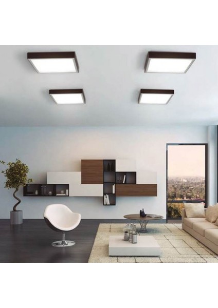 Yüksek Verimli MX-1070 24W Sıva Üstü Kare LED Panel Armatür- Siyah Kasa- Kare Tasarım | Enerji Tasarruflu, Uzun Ömür fırsatları