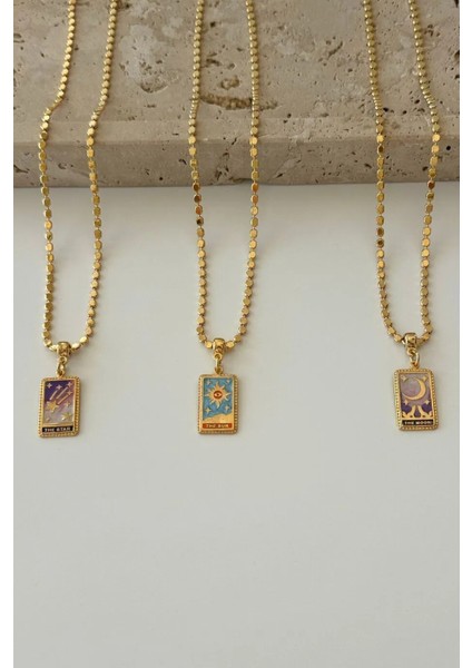 Tarot Kartı Kolye,the Star Yıldız Kolye