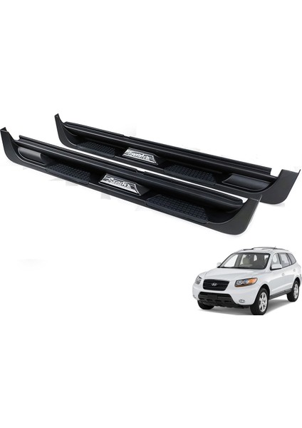 Hyundai Santa Uyumlu Fe 2006 2012 Yan Koruma Side Step Oem Style Black