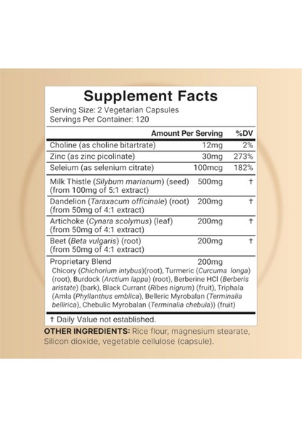 Liver Cleanse Detox & Repair, 240 Veggie Capsul Milk Thistle, Dandelion Root, Artichoke, Turmeric, Black Currant Oil fiyatları