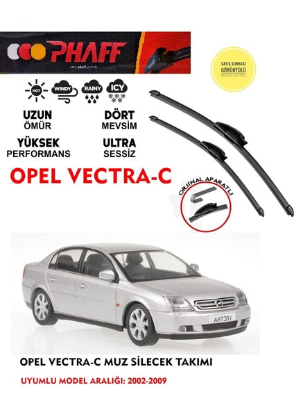 Opel Vectra C Cam Muz Muz Silecek Takımı 1.6 1.8 Motor Araca Özel Aparat