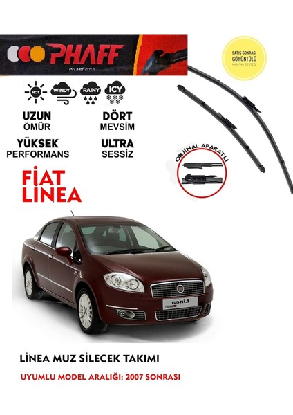 Fiat Linea Cam Muz Muz Silecek 1.3 1.6 Motor Araca Özel Aparat