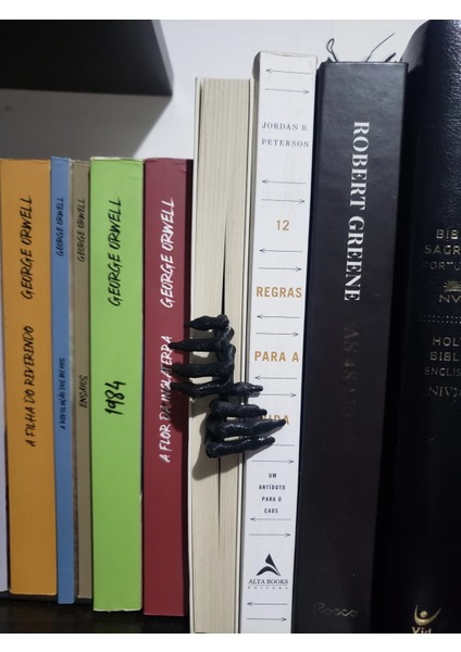 Kitap Ayracı Iskelet Eli Temalı modelleri