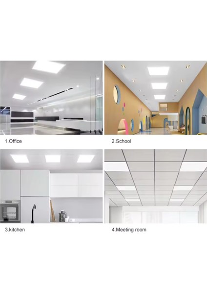 Yüksek Verimli MX-1086 Ultra İnce Sıva Üstü LED Panel Armatür , 48W 60X60CM , Backlight LED Panel | Enerji Tasarruflu, Uzun Ömür indirimleri