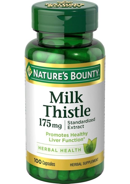 Milk Thistle 175 Mg 100 Kapsül