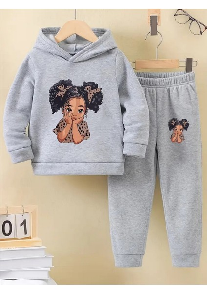 Kışlık Kız Çocuk Eşofman Takımı 5 6 7 8 9 10 11 12 Yaş