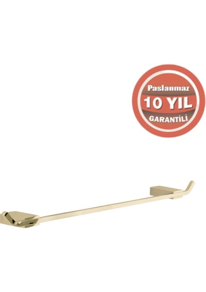 Paslanmaz Pirinç Titanik Uzun Havluluk 60CM Altın Sarı Gold