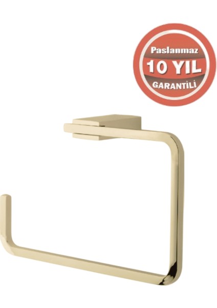 Paslanmaz Pirinç Titanik Kare Havluluk Altın Sarı Gold modelleri
