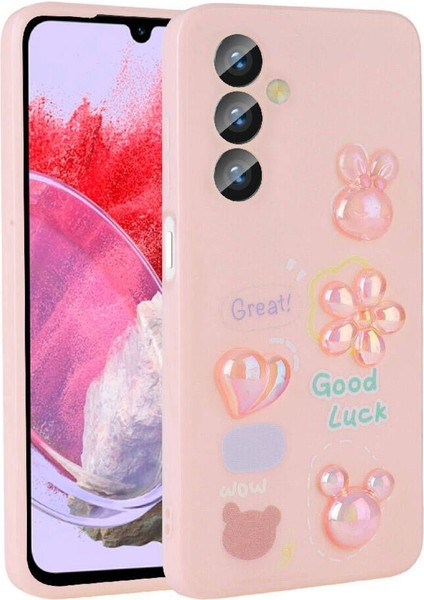 Samsung Galaxy M34 5g Için Uyumlu Kılıf Kabartma Figürlü Parlak Toys Silikon Kapak