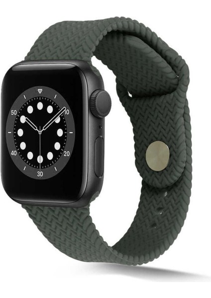 Apple Watch 40MM Için Uyumlu Krd-37 Silikon Kordon Takıp Çıkartılan Çıkartılabilen Kayış