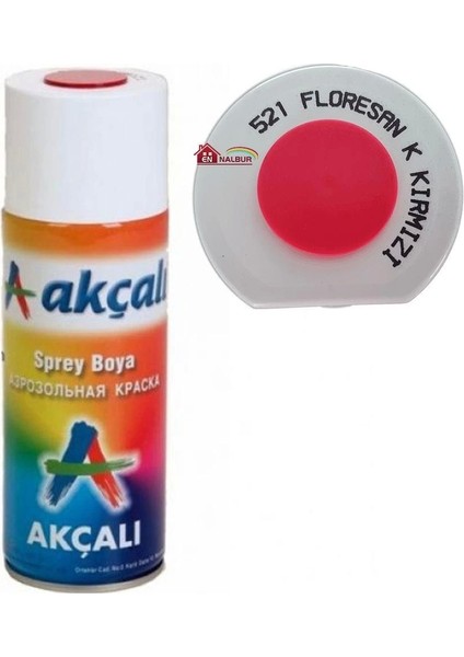 Sprey Boya 400 ml 521 Florasan Koyu Kırmızı