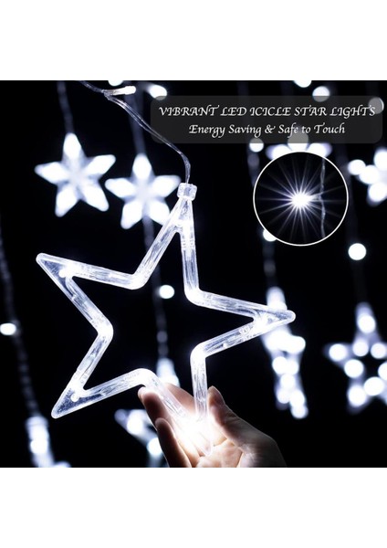 138 LED Beyaz Yılbaşı Yıldızlı Işık Usb'li 3 Metre fiyatları