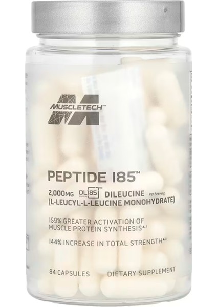 Muscletech, Peptide 185, 2,000 Mg, 84 Capsules.Made In Usa