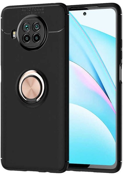 Xiaomi Mi 10T Lite 5g Uyumlu Cep Telefonu Için Dönebilen Yüzüklü Standlı Silikon Ravel Kapak