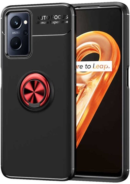 Oppo A36 Için Uyumlu Kılıf Dönebilen Standlı Olabilen Yüzüklü Renkli Ravel Kapak