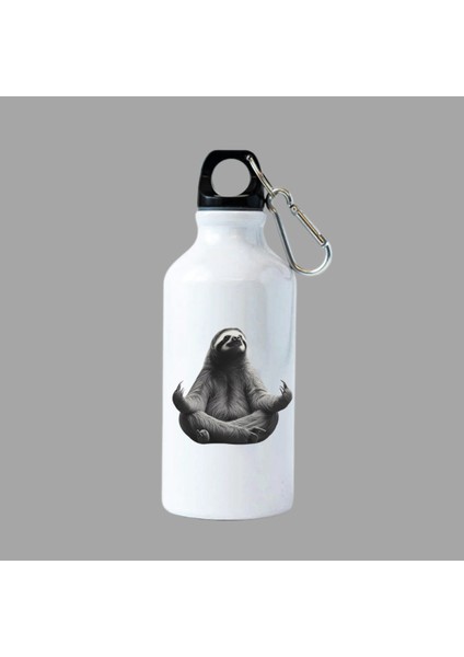 Kancalı Beyaz Su Matarası 600 ml Fs3