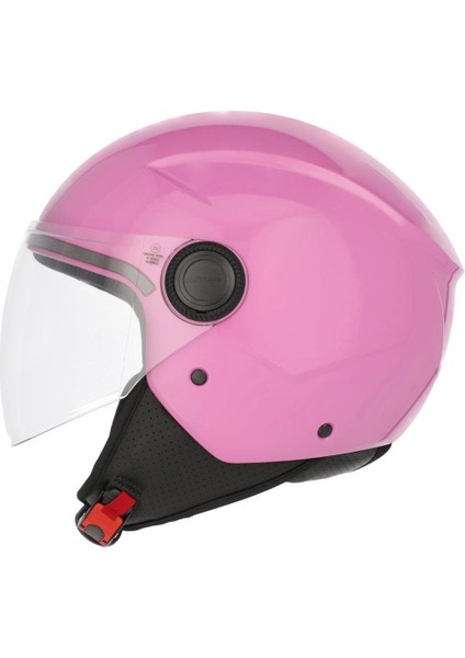 Jet Brezza Kask Pembe