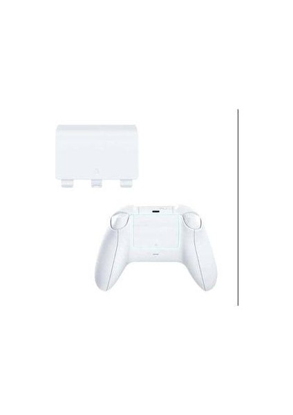 x One S x Joystıck Controller Gamepad Pil Batarya Kapağı Beyaz Logolu