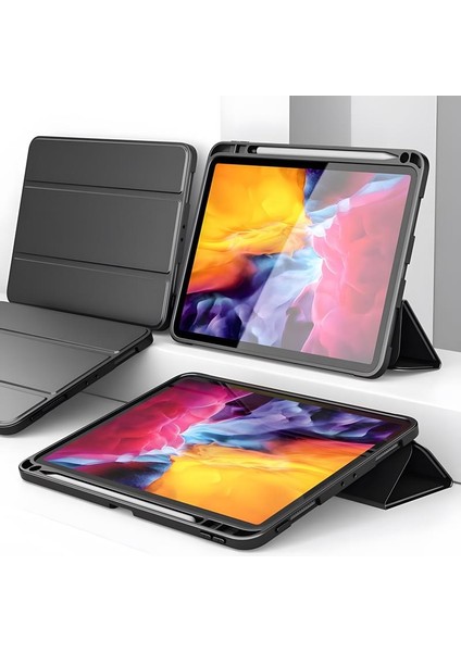 iPad Pro 12.9 2021 (5.nesil) Kılıf Deri Görünümlü Şık Tasarım Tablet Kılıfı fiyatları