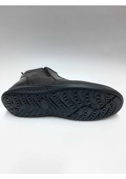 Hakiki Deri Bağcıksız Esnek Yumuşak Fermuarlı Kahverengi Kışlık Kauçuk Tabanlı Erkek Bot C-85136RTTO fırsatları