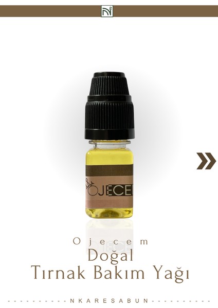 Ojecem-Doğal Tırnak Bakım Yağı 10ML - Katkı ve Koruyucu Içermez - Natural Nail Care Oil 10ML