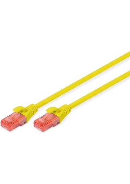 Dıgıtus 1m Cat6 Utp DK-1617-010/Y Sarı Patch Kablo