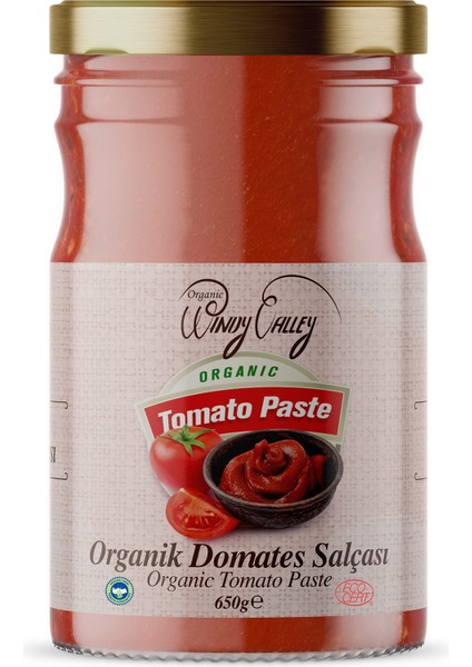 Domates Salçası (650 gr) İlave tuz içermez