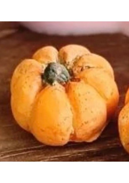 2,7 cm Mini Minyatür Bal Kabağı Kabak Silikon Kalıp K-1396, Kokulu Taş Sabun Alçı Mum Kalıbı