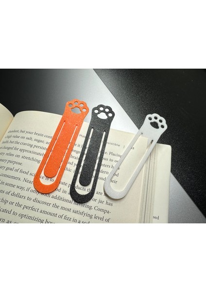 Kitap Ayracı Kedi Patisi Model 3 Adet