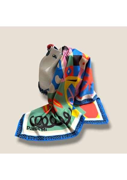 Fular Şal Pop Art 70*70CM