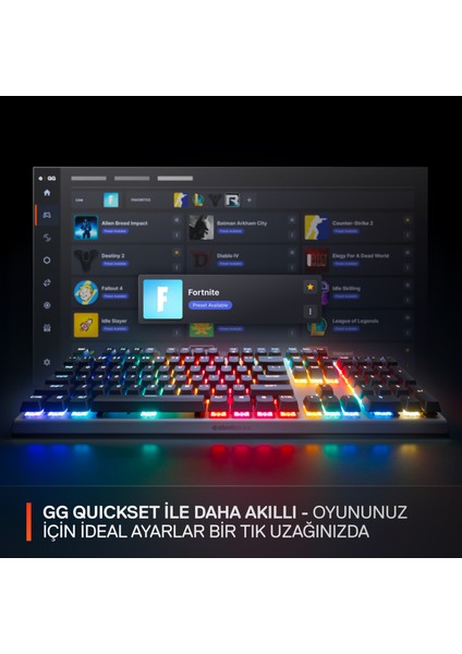 Apex Pro Gen 3 Omnipoint 3.0 Hipermanyetik Switch Rgb Mekanik Oyuncu Klavyesi (Uk