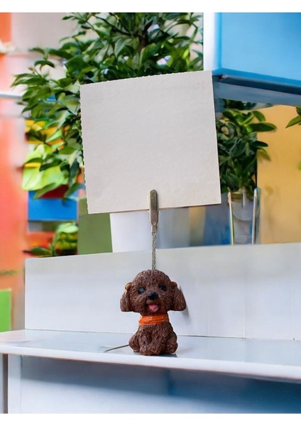 Kahverengi Sevimli Kawaii Köpek Fotoğraf Not Tutucu fiyatları