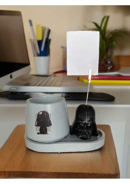 Star Wars Dart Vader Tutuculu Ofis Masa Seti Hediyelik modelleri