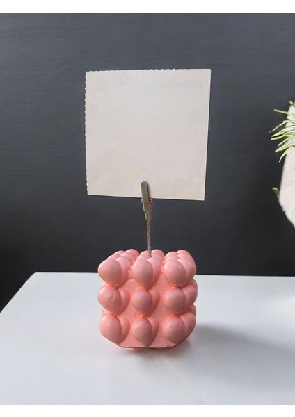 Sevgiliye Pembe Kalpli Bubble Fotoğraf Not Tutucu fiyatları