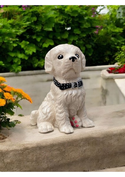 Kişiselleştirilebilir Golden Retriever Köpek Biblosu Simli Sedef Tüyler fırsatları