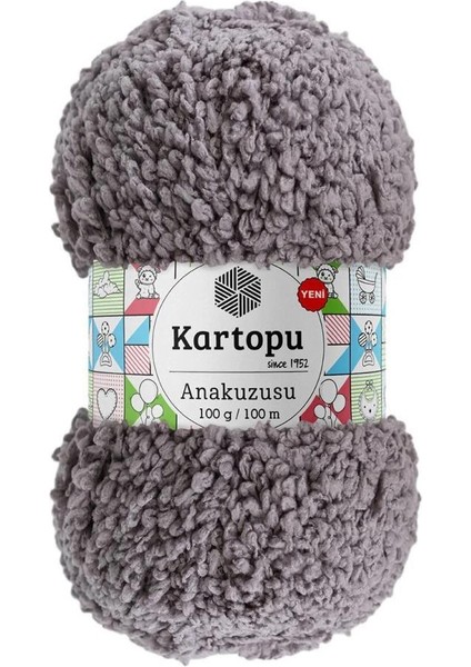 Angel Çanta Aksesuar Kartopu Anakuzusu Kuzucuk ipi Koyu Gri