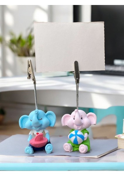 Minik Tatlı Kawaii Yavru Tatilci Filler Fotoğraf Not Tutacağı Ofis Masası Hediye Tutucu Tutacakti fiyatları