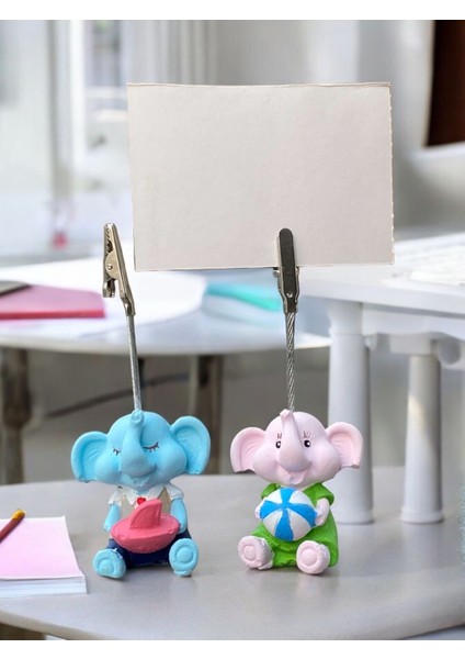 Minik Tatlı Kawaii Yavru Tatilci Filler Fotoğraf Not Tutacağı Ofis Masası Hediye Tutucu Tutacakti indirimleri