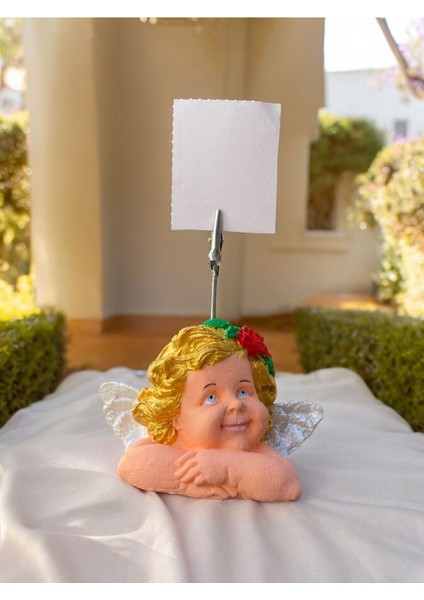 Kanatlı Bebek Melek Fotoğraf - Not Tutucu