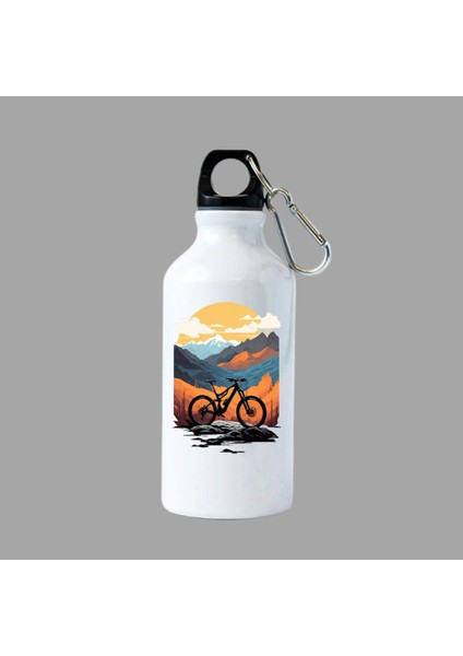 Kancalı Beyaz Su Matarası 600 ml Fs6