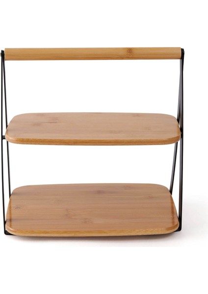 Bambu 2 Katlı Sunumluk - Bambu - 27x28 Cm fiyatları