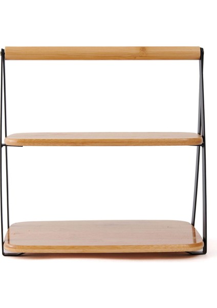 Bambu 2 Katlı Sunumluk - Bambu - 27x28 Cm modelleri