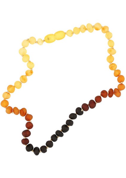 Bebek Damla Kehribar Diş Kolye modelleri