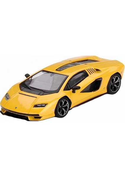 Mini Gt 1/64 Lamborghini Countach Lpı 800-4 New Giallo Orion