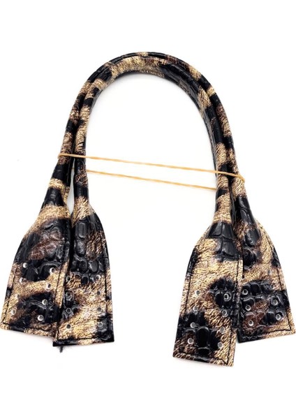 Pelikan Model Kısa Çanta Sapı Rugan Leopar Renk