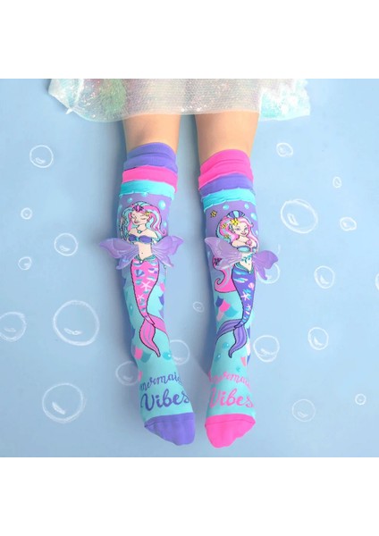 Mermaid Vibes Çorap Ayak Maskesi 6 Yaş +