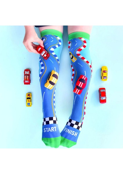 Racing Cars Çorap Ayak Maskesi 3 - 5 Yaş