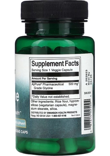 Glycine 500 Mg 60 Kapsül fiyatları