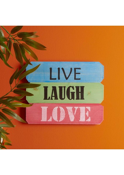 Duvar Panosu - Live / Laugh / Love